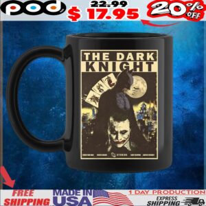 The Dark Knight Batman And Joker Poster T Shirt