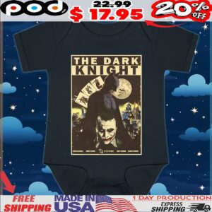 The Dark Knight Batman And Joker Poster T Shirt