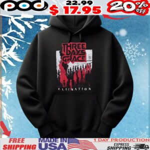 Three Days Grace Alienation Figures 2025 Tour Vintage T Shirt