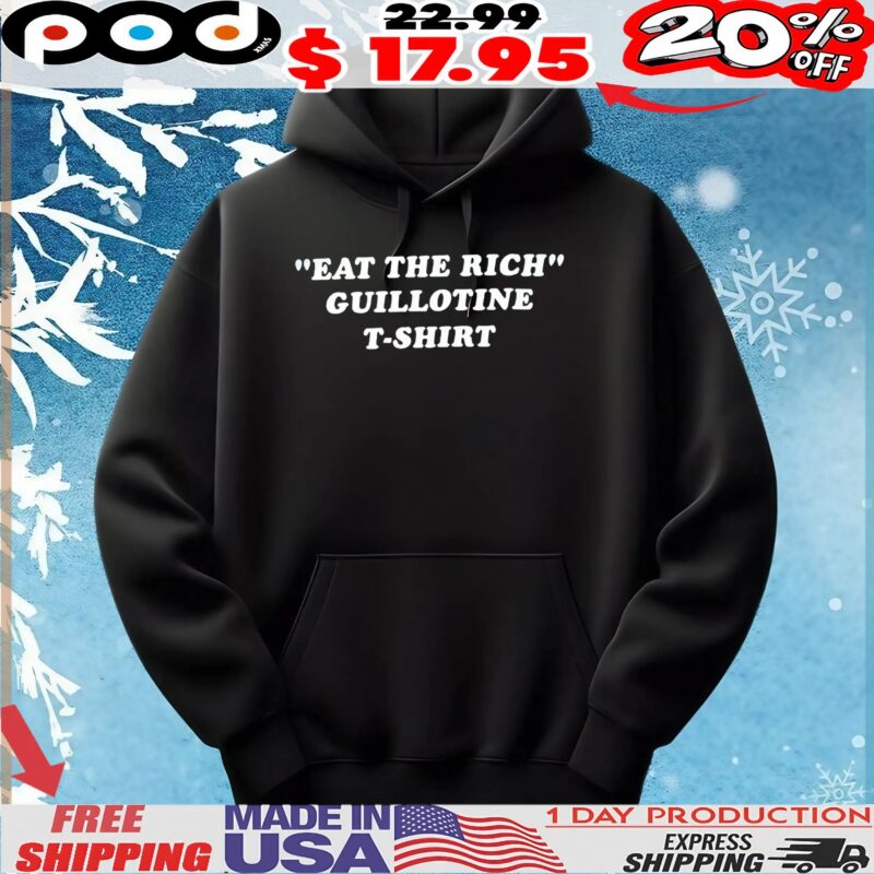 Eat The Rich Guillotine T Shirt