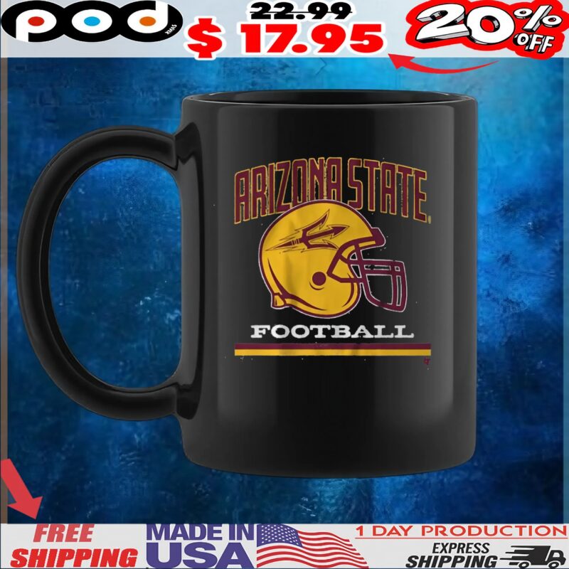 Arizona State Football Vintage Helmet T Shirt