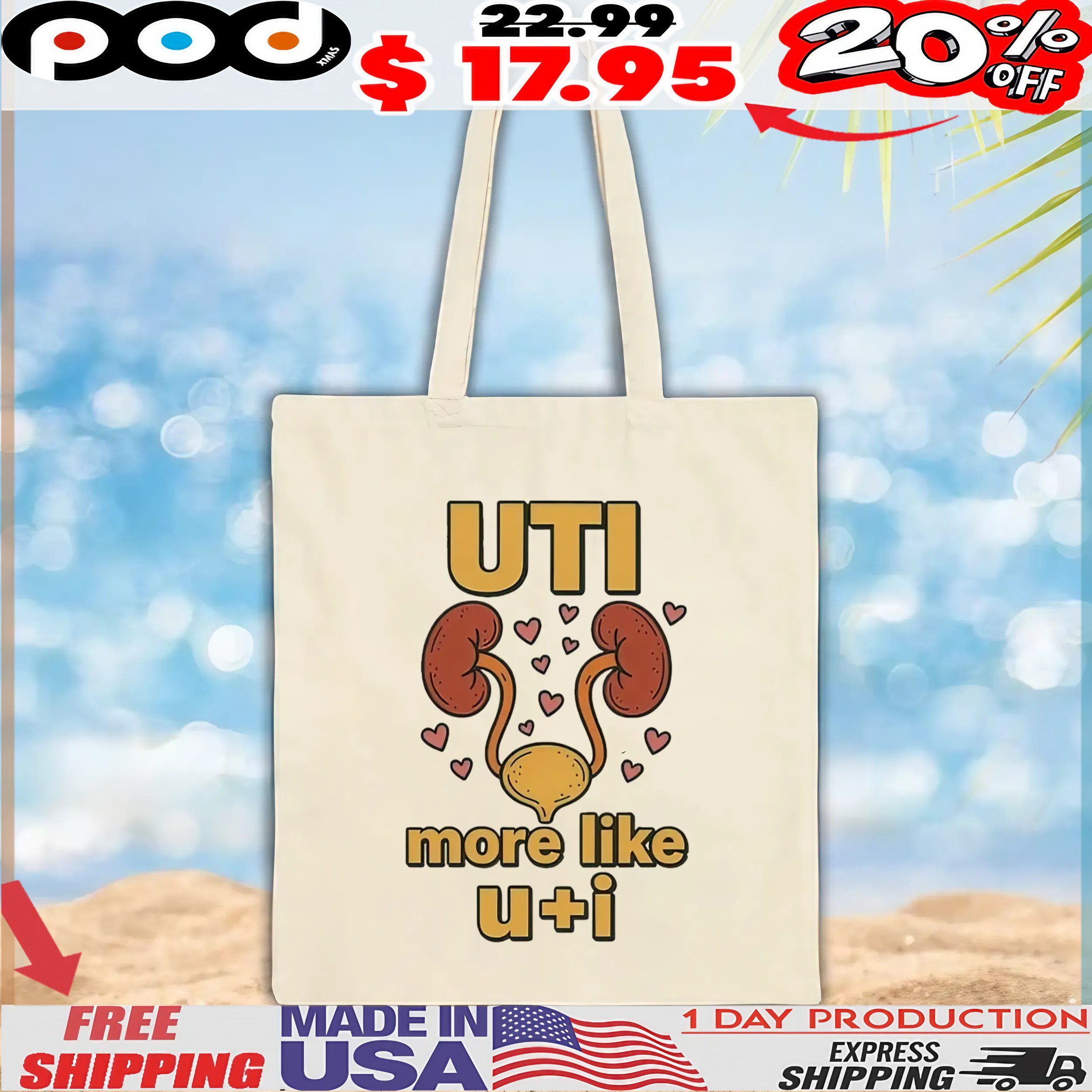 Uti More Like U I Kidney T Shirt