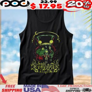 The Gaslight District Smiling Dead Heavy Metal T Shirt