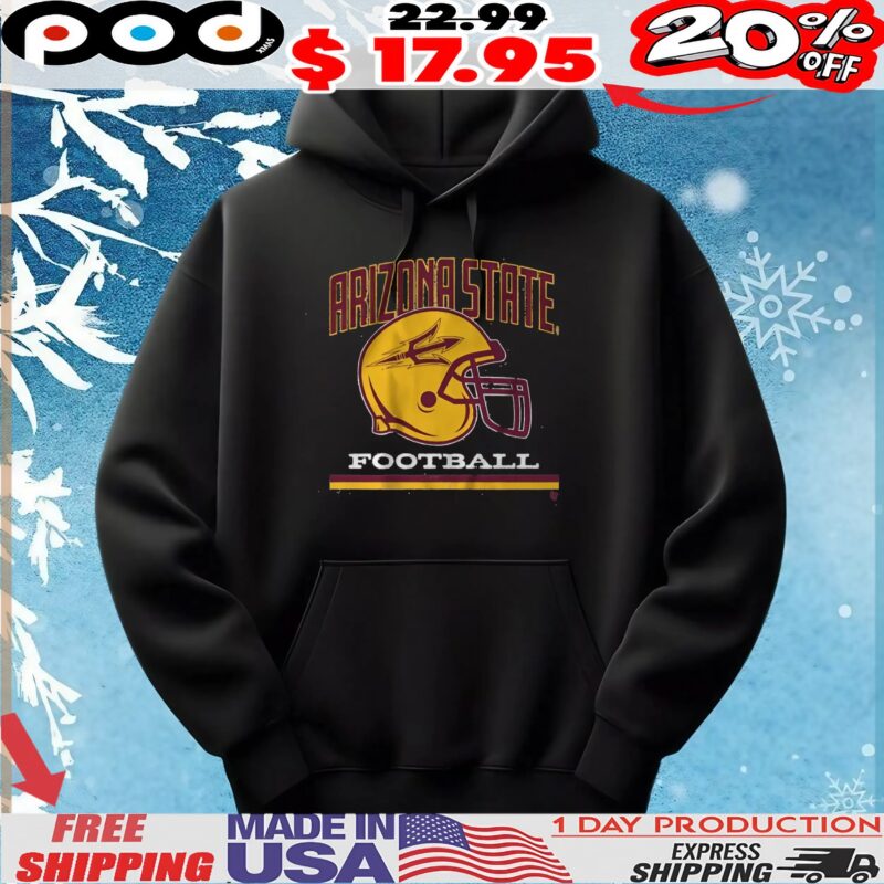 Arizona State Football Vintage Helmet T Shirt