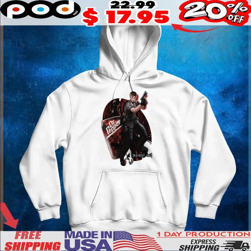 Leon S Kennedy Resident Evil Dr Pepper Soda T Shirt