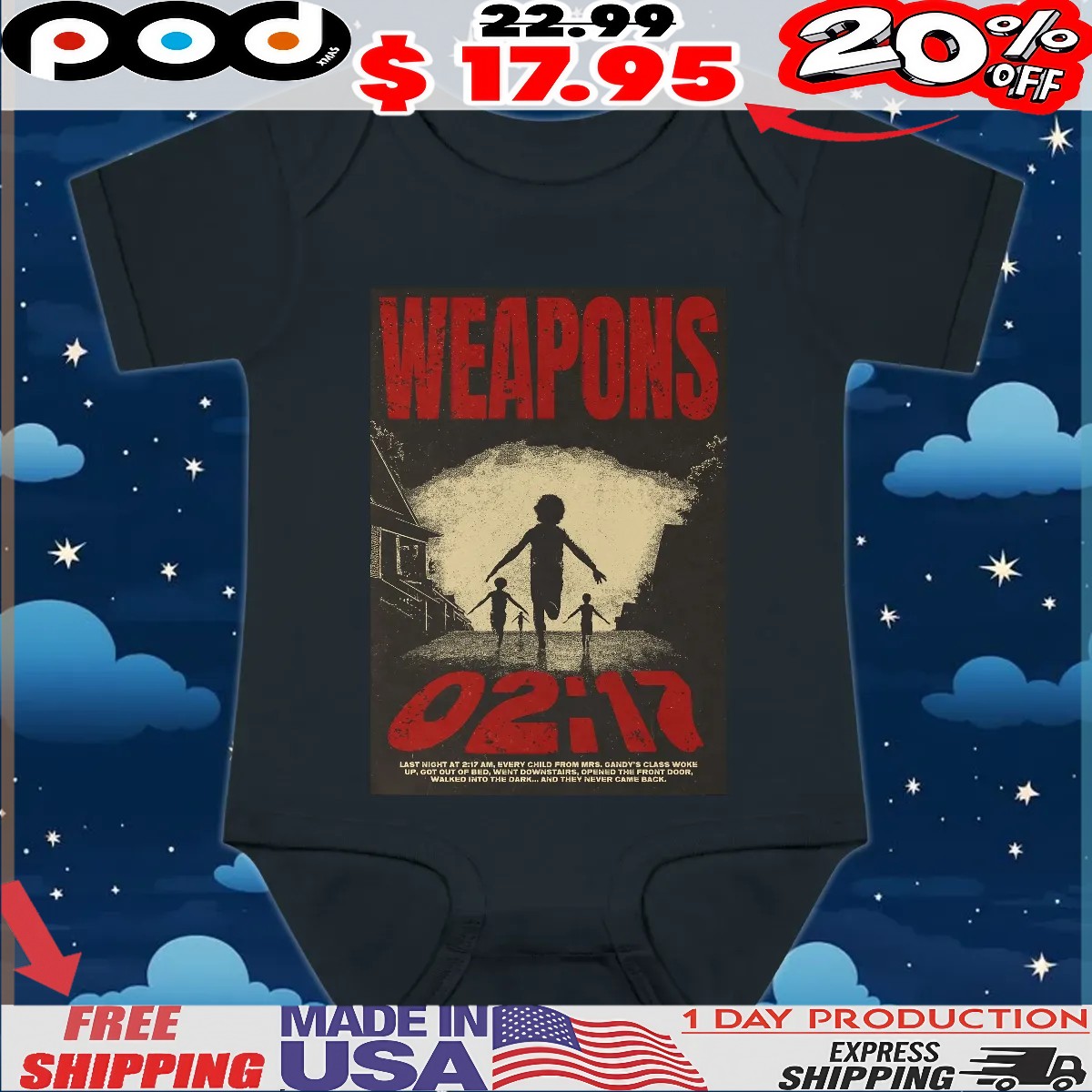 Weapons 02 17 Last Night At 2 17 Am, Every Child From Mrs Gandy's Class Woke T Shirt