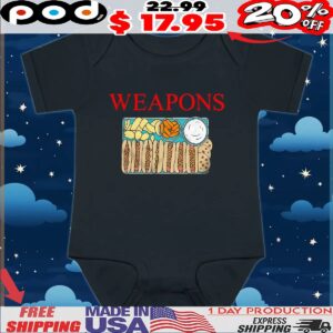Weapons Hot Dog French Fries Fast Food T Shirt