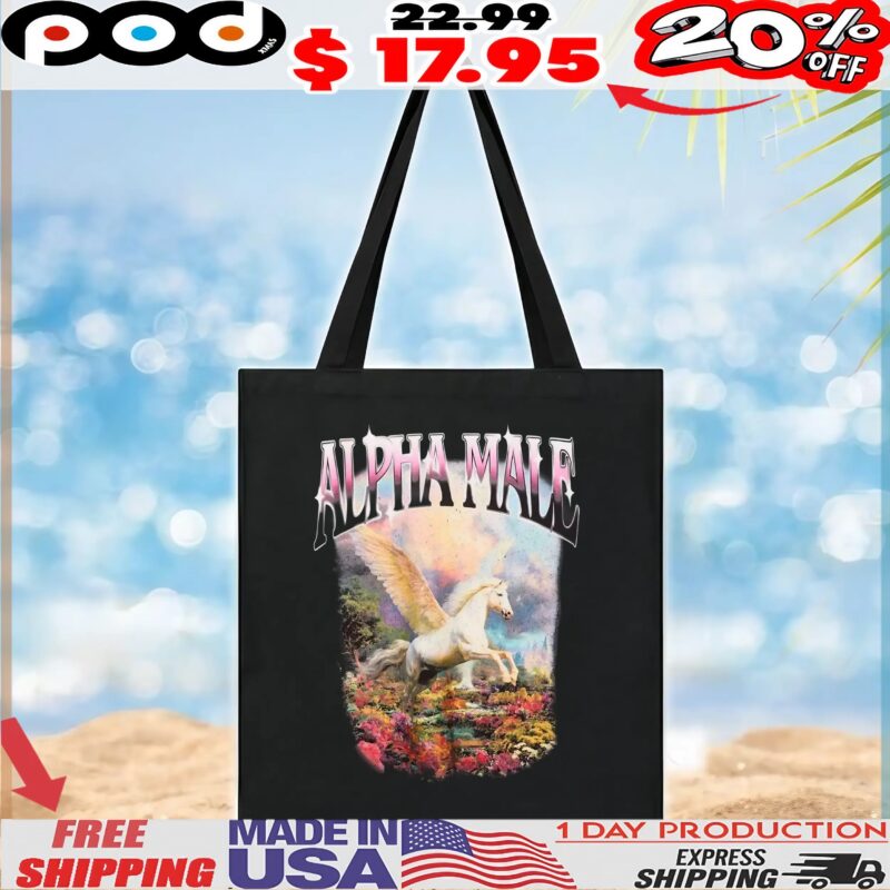 Alpha Male Unicorn Art vintage bootleg style T Shirt