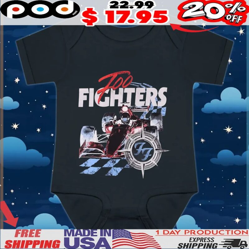 Foo Fighters Race Car T Shirt