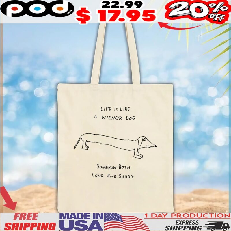 Life Is Like A Wiener Dog Somehow Both Long And Short T Shirt Life Is Like A Wiener Dog Somehow Both Long And Short T Shirt