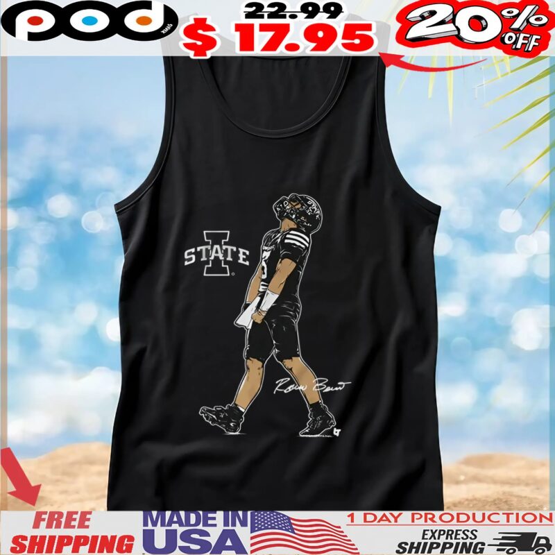 Iowa State Football Rocco Becht Superstar Pose Signature T Shirt