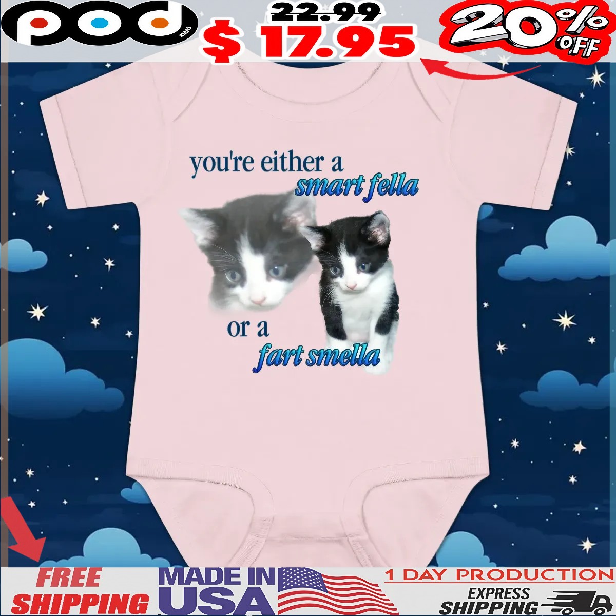 You're Either A Smart Fella Or A Fart Smella Cat Meme T Shirt You're Either A Smart Fella Or A Fart Smella Cat Meme T Shirt