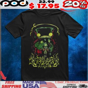 The Gaslight District Smiling Dead Heavy Metal T Shirt