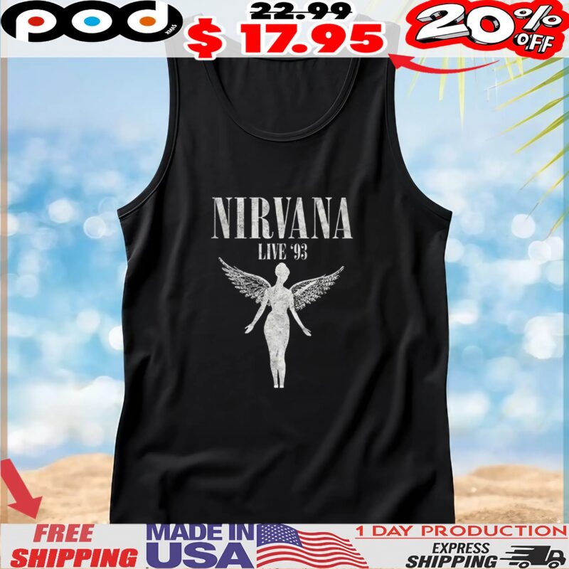 Nirvana In Utero Live '93 T Shirt