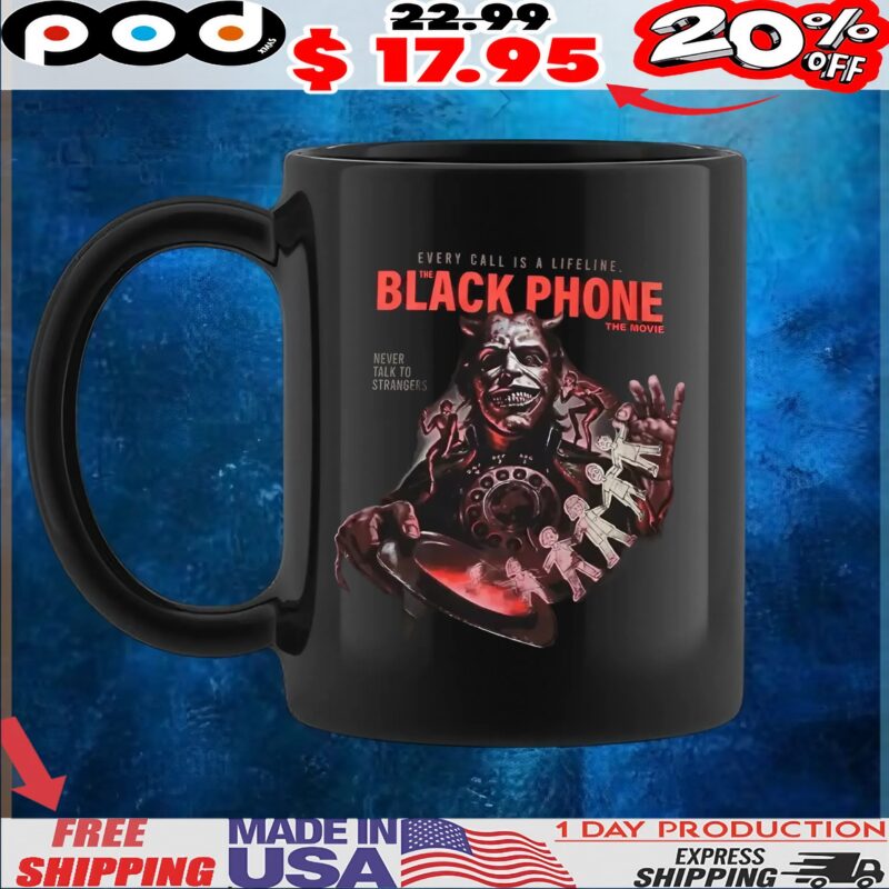 Fright Rags Every Call Is A Lifeline The Black Phone Movie Never Talk To Strangers T Shirt