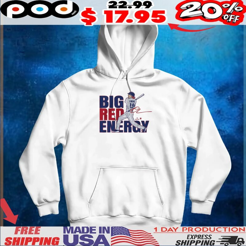 Owen Caissie Big Red Energy Signature T Shirt