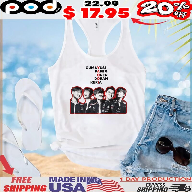 T1 Gumayusi Faker Oner Doran Keria T Shirt