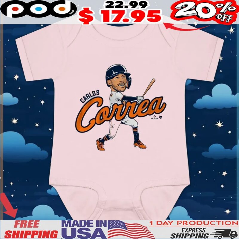 Carlos Correa Houston Caricature T Shirt