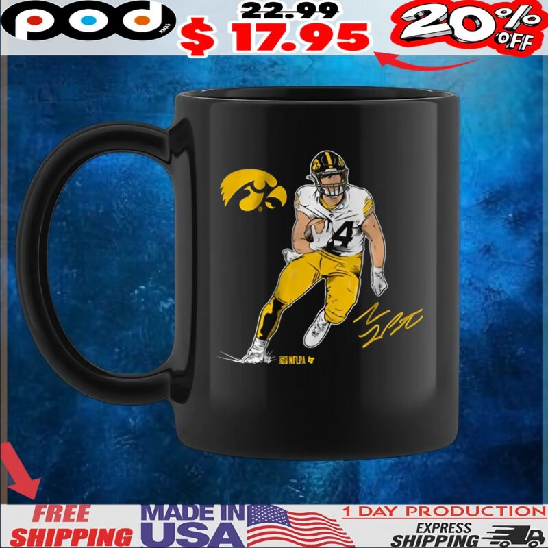 Iowa Football Sam LaPorta Superstar Signature Logo T Shirt