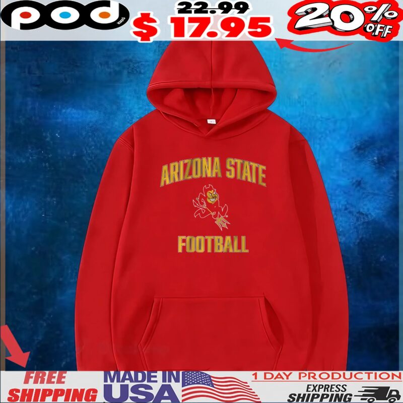 Arizona State Football Sparky Logo T Shirt