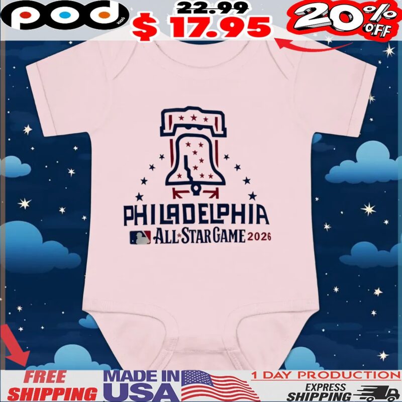 Philadelphia All-Star Major League Baseball MLB 2026 Liberty Bell T Shirt
