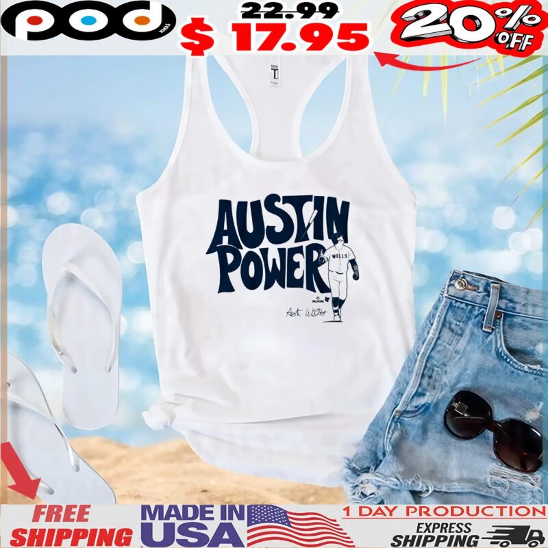Austin Wells Austin Power Signature T Shirt