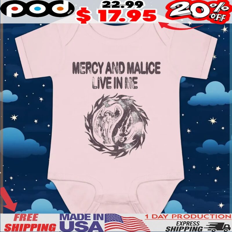 Mercy And Malice Live In Me T Shirt