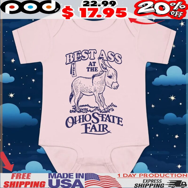 Donkey Best Ass At The Ohio State Fair T Shirt