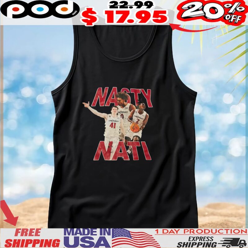 Nasty Nati Cincinnati Bearcats Vintage Collage T Shirt