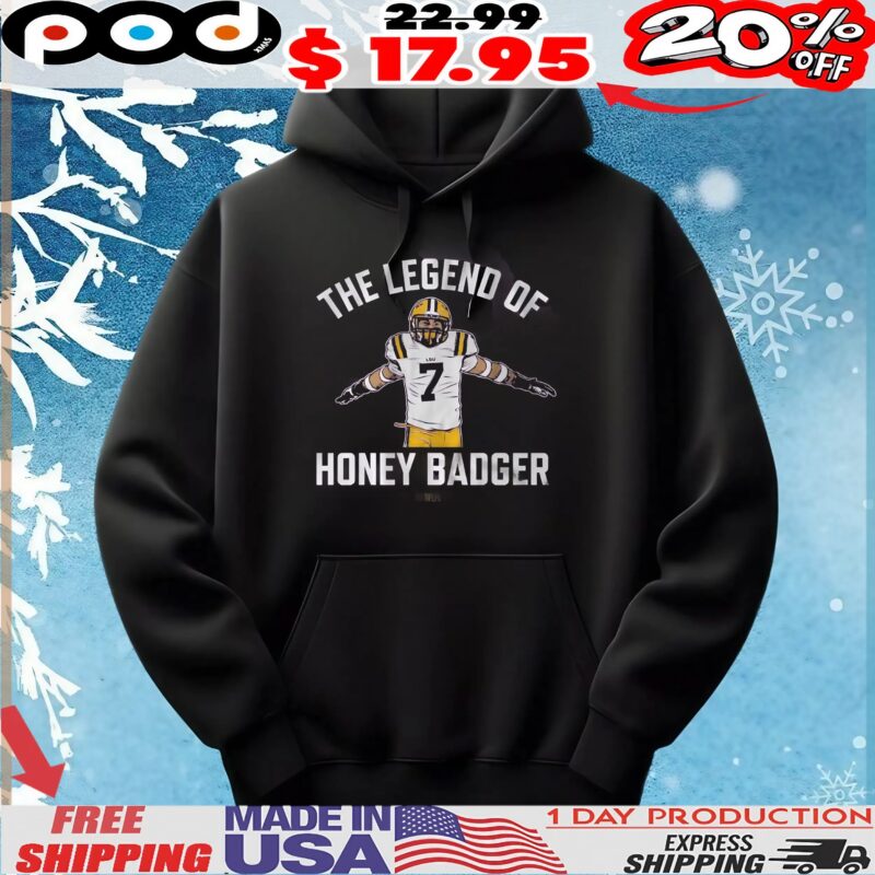LSU Football Tyrann Mathieu Legend of Honey Badger T Shirt
