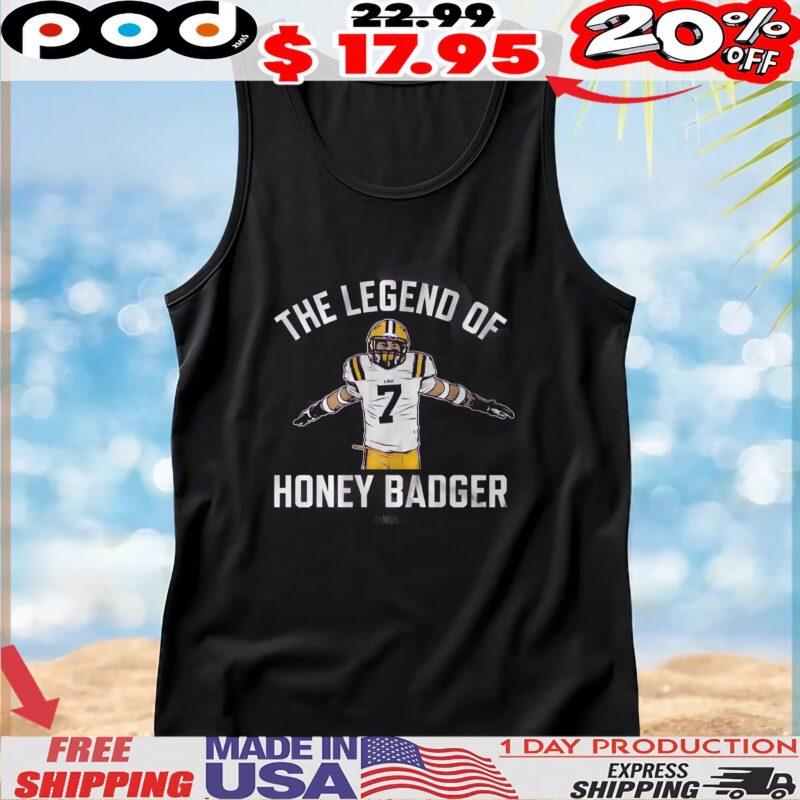 LSU Football Tyrann Mathieu Legend of Honey Badger T Shirt