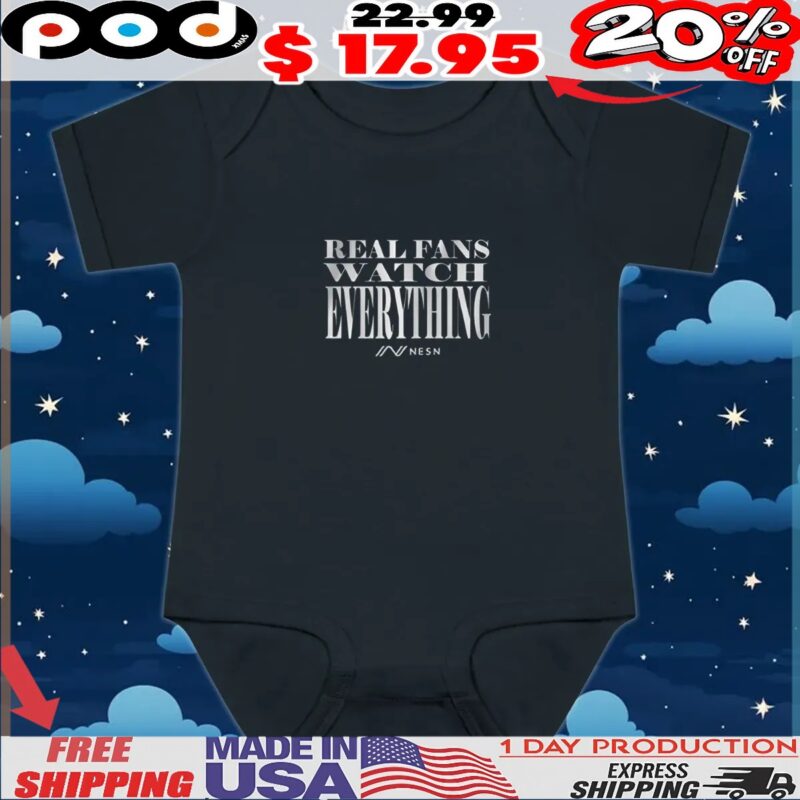 NESN Real Fans Watch Everything T Shirt