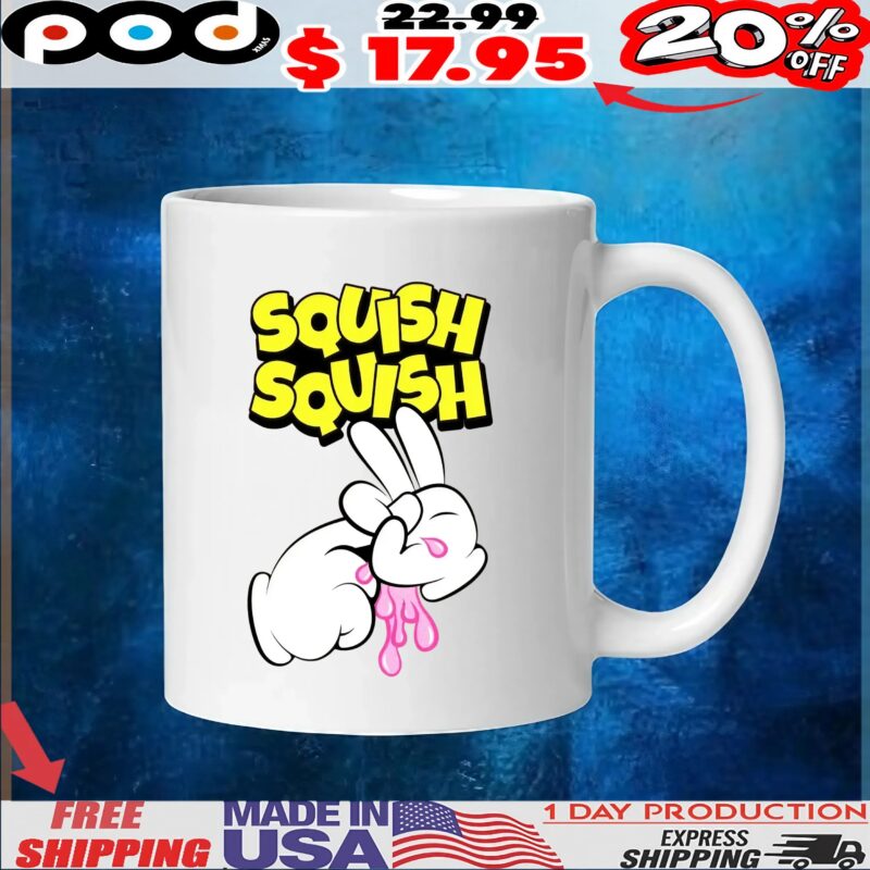 Squish Squish Bumble Gum Fingers T Shirt