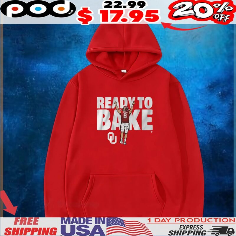 Oklahoma Football Baker Mayfield Ready To Bake OU logo T Shirt Oklahoma Football Baker Mayfield Ready To Bake OU logo T Shirt