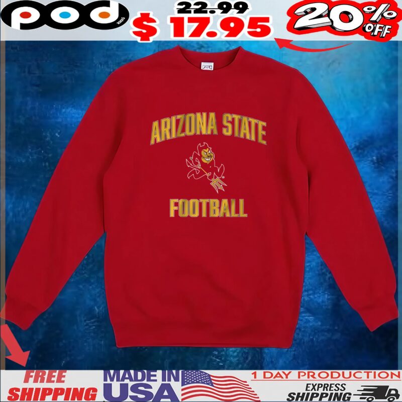 Arizona State Football Sparky Logo T Shirt