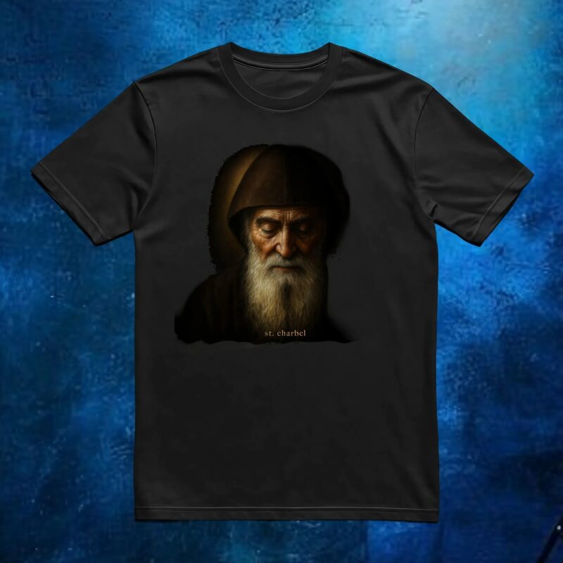 St Charbel Vintage T Shirt