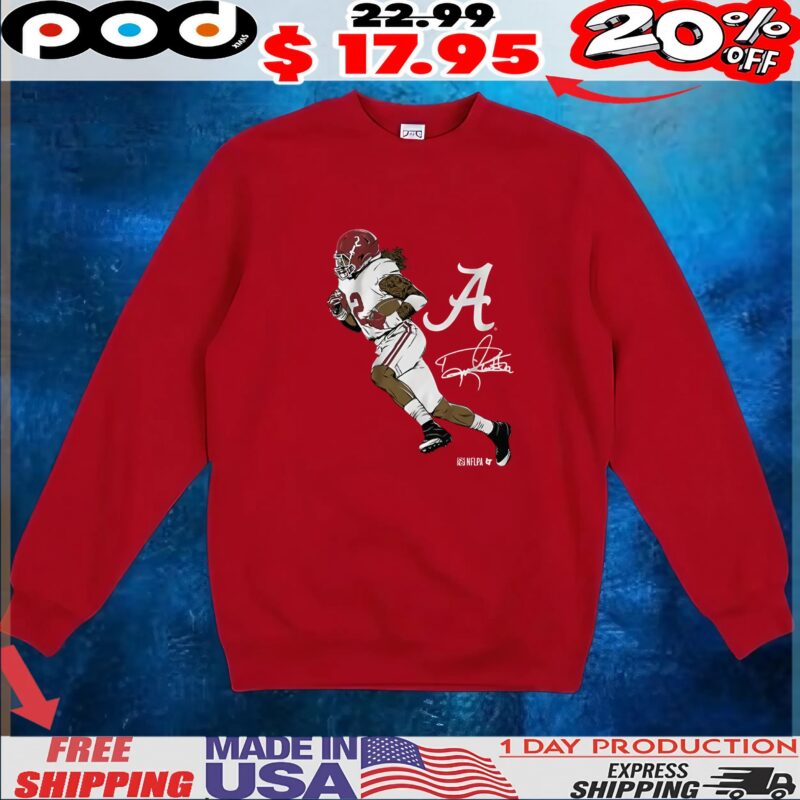 Alabama Football Derrick Henry Superstar Pose Signature T Shirt