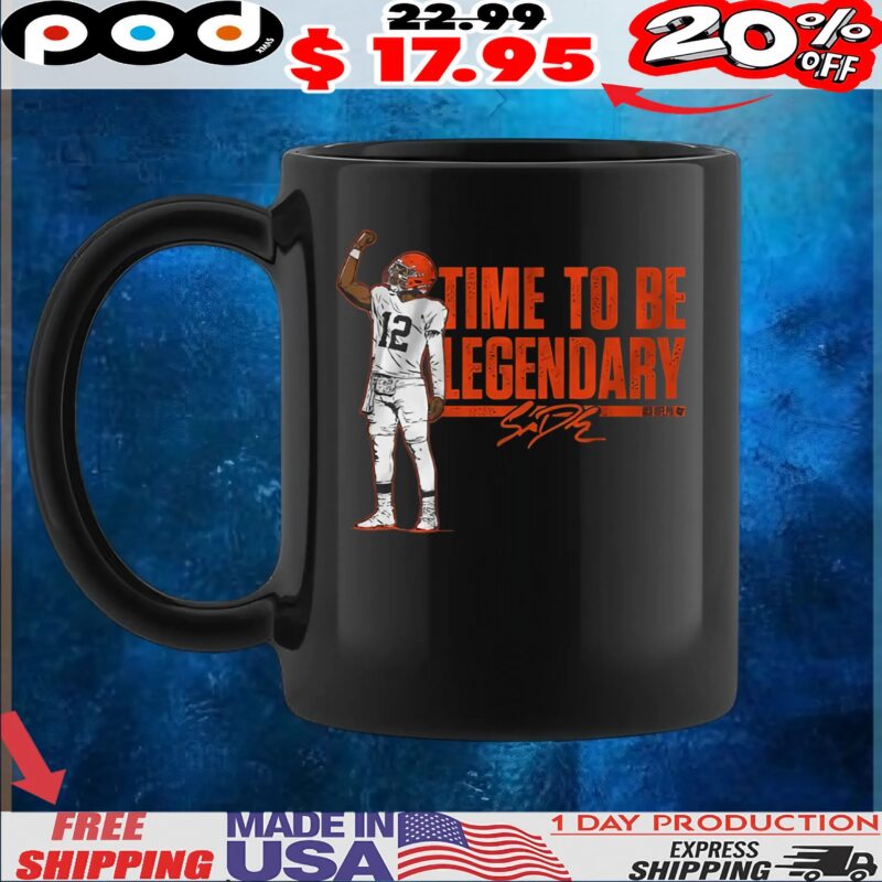 Shedeur Sanders Time To Be Legendary SIgnature T Shirt