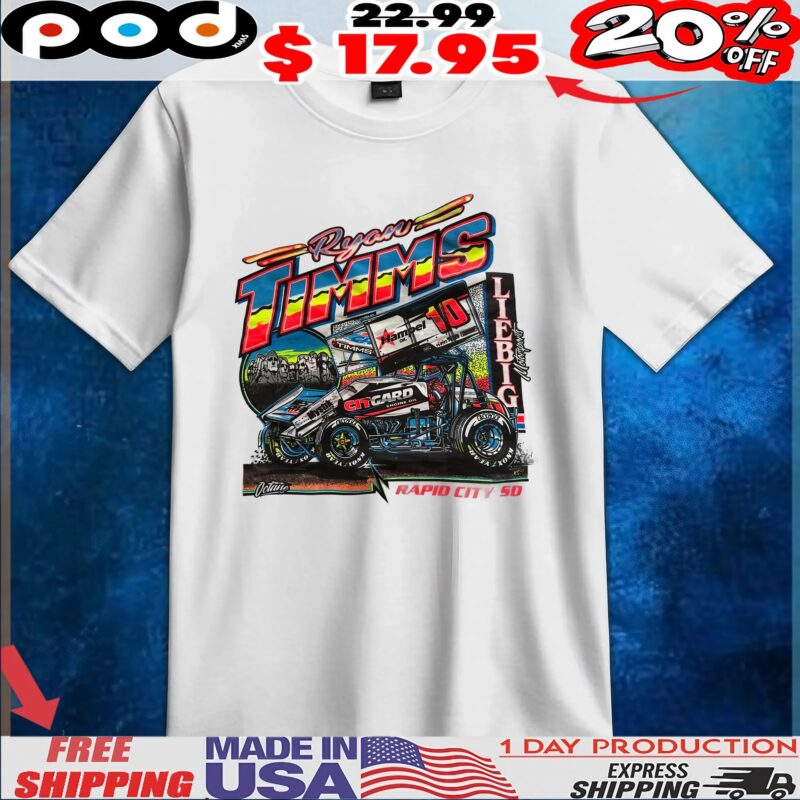 Sprint Car Ryan Timms Rapid City Sd T Shirt