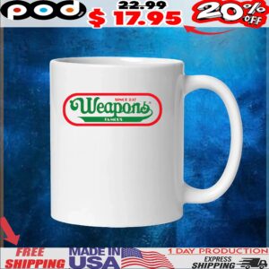Weapons Famous Hot Dogs Since 2 17 T Shirt