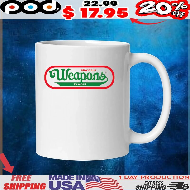 Weapons Famous Hot Dogs Since 2 17 T Shirt