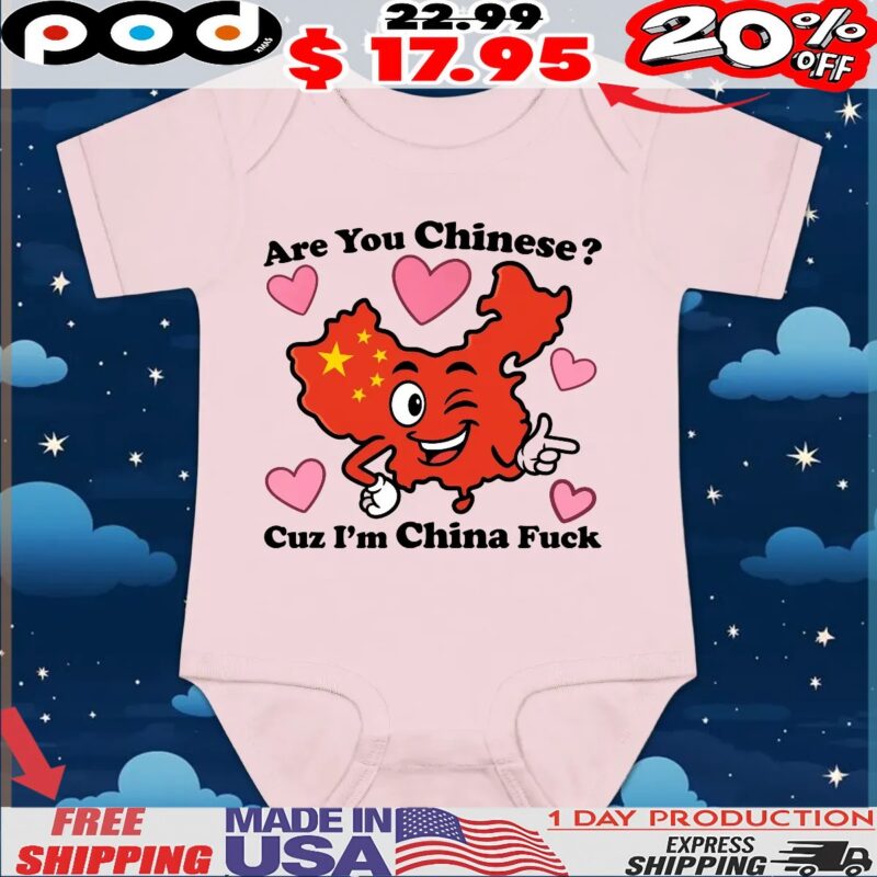 Are You Chinese Cuz I'm China Fuck Map T Shirt