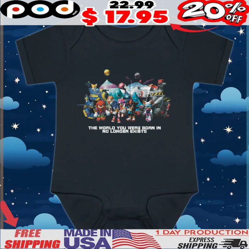 Sonic Adventure 2 Battle The World You Were Born In No Longer Exists T Shirt