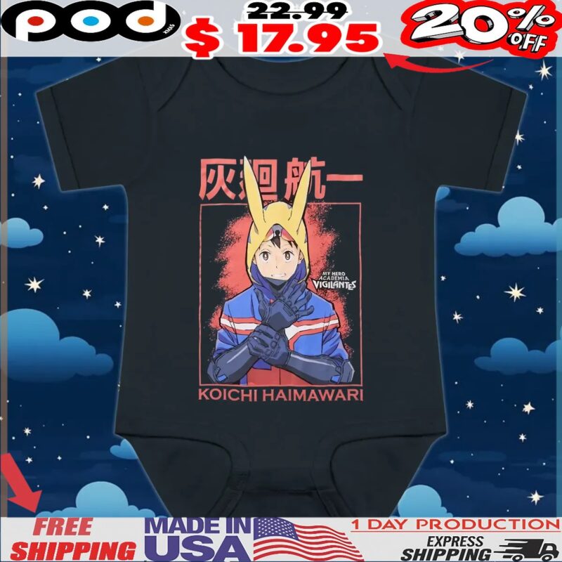 Koichi Haimawari My Hero Academia Vigilantes Haimawari Portrait T Shirt