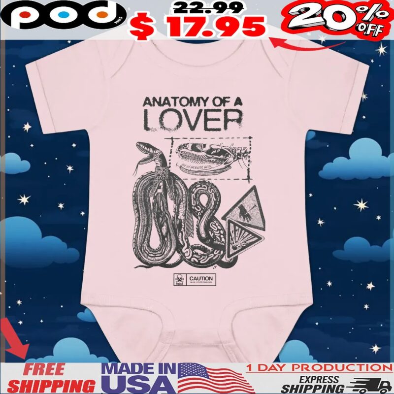 Snake Anatomy Of A Lover T Shirt