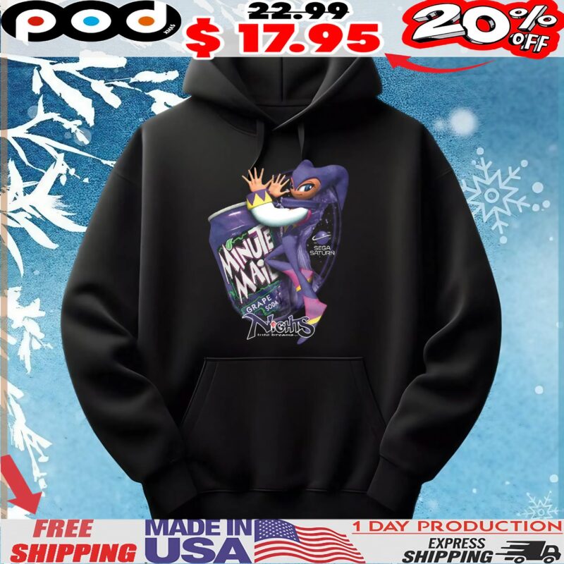 Nights Into Dreams Sega Saturn Minute Maid Grape Soda T Shirt