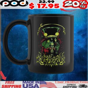The Gaslight District Smiling Dead Heavy Metal T Shirt