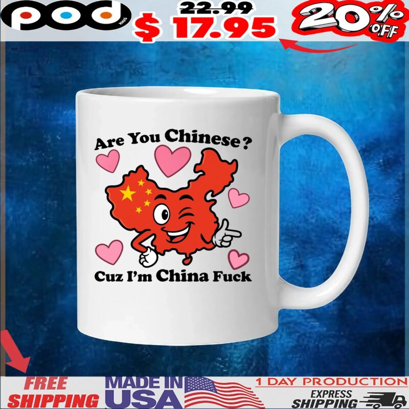 Are You Chinese Cuz I'm China Fuck Map T Shirt