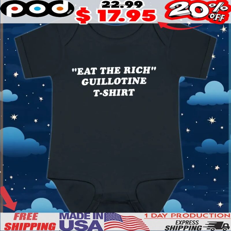 Eat The Rich Guillotine T Shirt