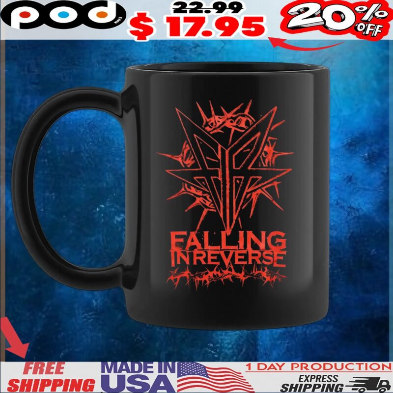 Falling In Reverse Crown Of Thorns Logo T Shirt